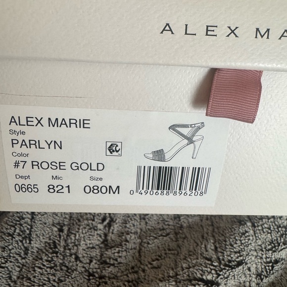 Alex Marie Tan Strappy Heels with Stiletto Design - Picture 4 of 4